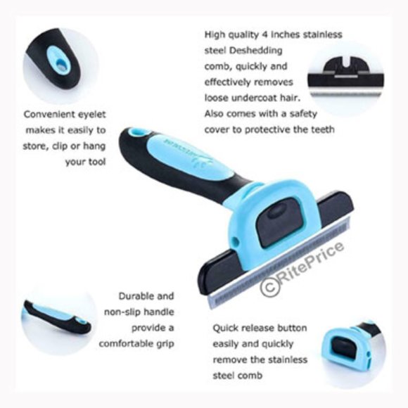 Pet Shedder THE EASY TO USE DE SHEDDING AND LIGHT GROOMING TOOL (1 Pack) - New - Picture 7 of 9